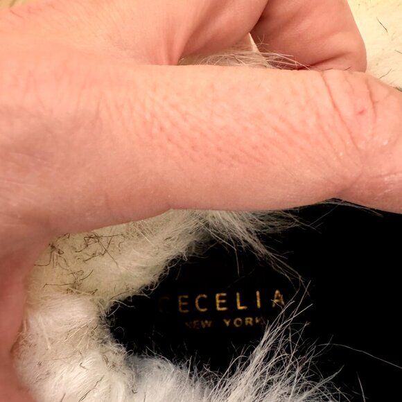 CECELIA NEW YORK Patent Leather All Weather Fur Trim Booties Boots (7.5) - Picture 7 of 7